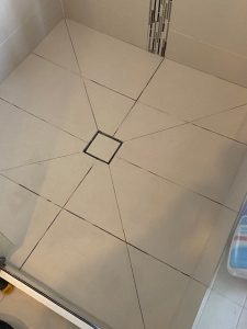 Shower tile cleaning and polishing